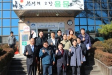 경기도의회 기재위 소속 의원들 KTX 용문역 정차를 위해 용문 집결