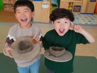 송랑유치원 찾아오는 체험학습 도자기 체험활동 실시