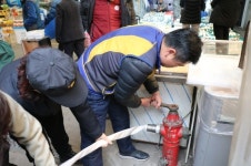 군포소방서, 산본시장 안전점검 실시