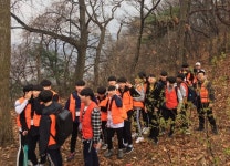 옥정중, 사제가 함께하는 산행 통해 친밀감 다져