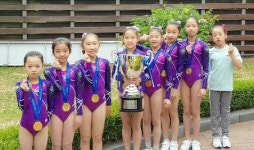 기계체조 여초등부 인천선발 사상 첫 단체종합 금메달