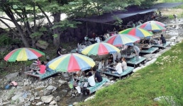 평상 깔아놓고 배짱 영업 올해도 계곡 불법식당 활개