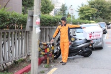 수원남부소방서, 불법 주정차 금지 홍보 나서