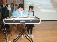 옹정초교, 작은학교 큰 꿈 프로젝트 샌드아트 공연 초청 관람