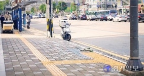 [현장] 인천 점자블록 실태 점검-시각장애인 목숨위협