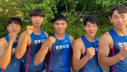 안양시청, 전국육상선수권 男 400m계주 정상 질주