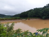 안성 북좌리 수류지 제방 유실