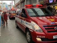 구리소방서, 구리전통시장 소방통로 확보 훈련