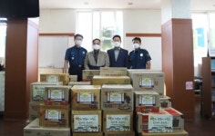안산 상록경찰서, 아동복지시설 방문해 위문품 전달