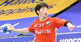 핸드볼코리아리그 男 득점 선두 박광순(하남시청) 득점왕 욕심나지만 PO진출 우선