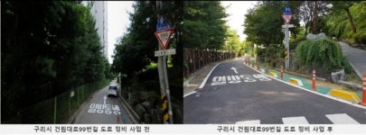구리 보행자 우선도로정비사업 10명중 9명 이상 만족