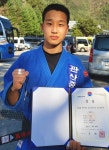 관산中 이준현, 춘계유도 남중 55㎏급 전경기 한판 우승