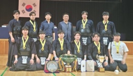 전통의 강호 광명시청, 회장배실업검도 단체전 2연패 얍!