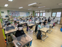 오산 세미초 VR생존수영 수업 눈길