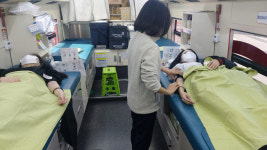 서영대학교 파주캠퍼스 학생들, 부족한 혈액 공급 위해 긴급헌헐