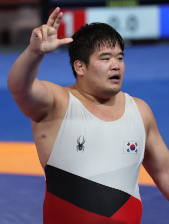 수원시청 김민석, 레슬링 G 130급 태극마크