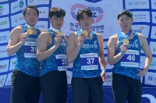 과천시청, 실업육상선수권 男 1천600mR 2연패 질주