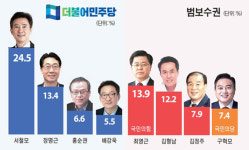 [6·1 지방선거 여론조사_화성시장] 민주, 서철모 24.5% vs 정명근 13.4%…범보수, 최영근 13.9% vs 김형남 12.2%
