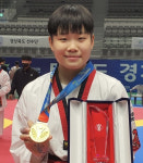 태권도 여중부 63㎏급 우승 남궁서연(부천동여중)