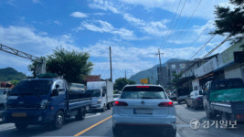 [동행취재] 남양주 화도·수동 상습 정체 교차로 가보니...출퇴근시간도 아닌데  1시간 이상 소요
