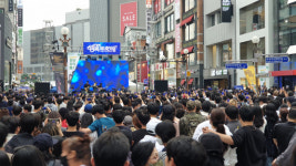 의정부 행복로 축제 개막공연 많은 인파 환호