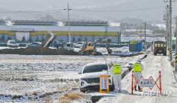 AI항원 검출 안성 산란계농장, 긴급 살처분 [포토뉴스]