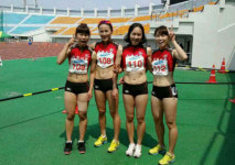 시흥시청, 육상 1천600m계주 한국신 수립