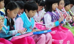 안룡초등학교 한복 합주발표회