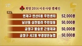 ***성금방송 1/13모닝***