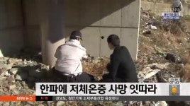 한파에 저체온증 사망 잇따라