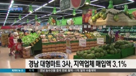 경남 대형마트 3사,  지역업체 매입액 3.1%에 그쳐