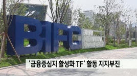 금융중심지 활성화 TF 활동 부진