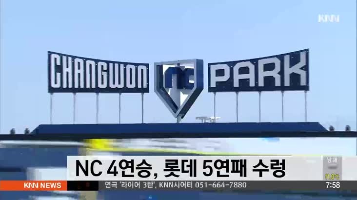 롯데, 삼성 꺾고 4연승 달려…윤성빈의 투구가 역전의 열쇠되다