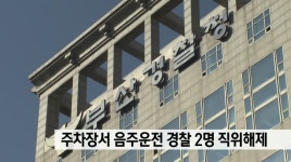 주차장서 음주운전 경찰 2명 직위해제