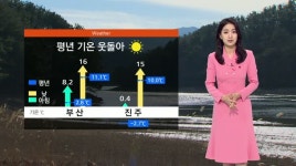 [김연선의 날씨]평년 기온 웃돌아..부산 16도 창원 14도