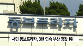 서면 동보프라자 3년 연속 부산 땅값 1위