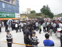 부경양돈농협 판매장 철회하라