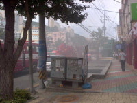 부산 도시철도 대티역 화재…30여명 부상