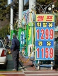 휘발유값 상승…1200원대 주유소 감소
