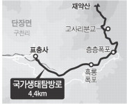 밀양 표충사~재약산 생태탐방로 조성한다