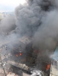 <영상>부산 사상구 한 화학약품 공장에 불…근로자 1명 화상