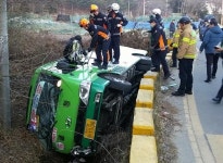 부산 금정구 오륜동 마을버스 사고