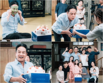 '가화만사성' 김영철, 깜짝 생일파티…케이크에 함박 웃음