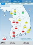 미세먼지 농도 제주·호남·충청 제외 차츰 옅어져…서울, 주의보 해체