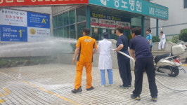부산 항만소방서, 영도병원과 함께 합동소방훈련 및 소방안전교육
