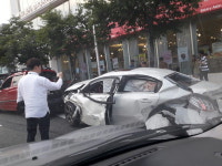 해운대 신도시 7중 교통사고…3명 사망·14명 부상(2보)
