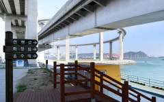 부산항대교 친수공원 접근성 떨어져 썰렁