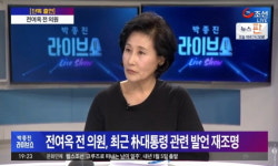 전여옥 인터뷰 朴 대통령, 최씨 일가 기획사가 키운 스타