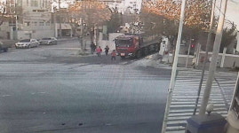 부산 사하서 덤프트럭 70대 여성 행인 덮쳐