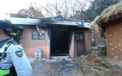 박정희 생가 방화범, 삼전도비도 훼손...조선 인조때 청나라 전승비